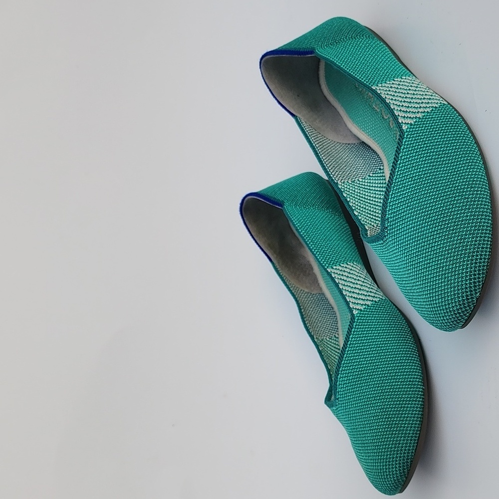 Rothy's Teal and Blue Flats